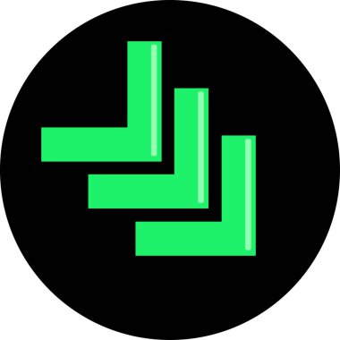 Ok. Web simgesi basit tasarım vektör çizimi