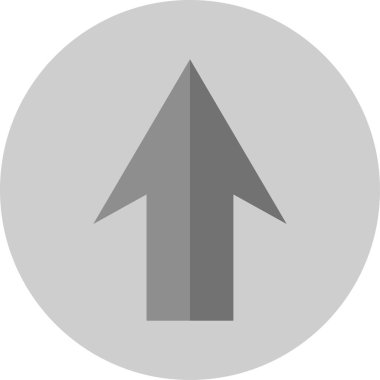 Ok. Web simgesi basit tasarım vektör çizimi