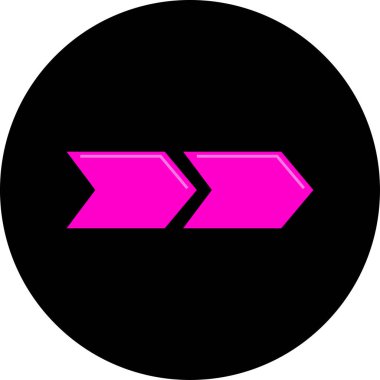 Ok. Web simgesi basit tasarım vektör çizimi