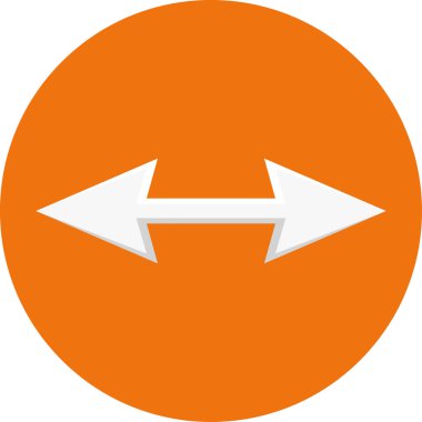 Ok. Web simgesi basit tasarım vektör çizimi