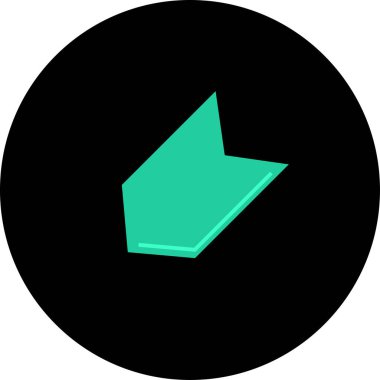 Ok. Web simgesi basit tasarım vektör çizimi