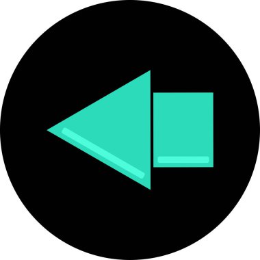 Ok. Web simgesi basit tasarım vektör çizimi