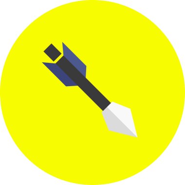 Ok. Web simgesi basit tasarım vektör çizimi