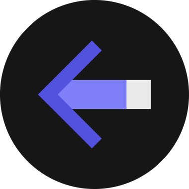 Ok. Web simgesi basit tasarım vektör çizimi