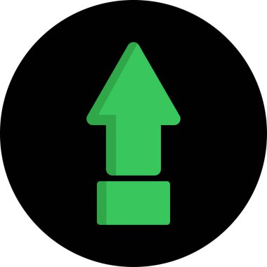 Ok. Web simgesi basit tasarım vektör çizimi