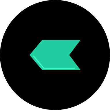 Ok. Web simgesi basit tasarım vektör çizimi