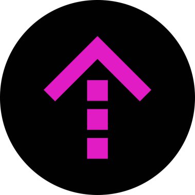 Ok. Web simgesi basit tasarım vektör çizimi