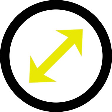 Ok. Web simgesi basit tasarım vektör çizimi