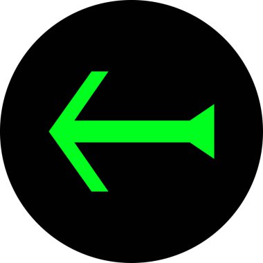 Ok. Web simgesi basit tasarım vektör çizimi