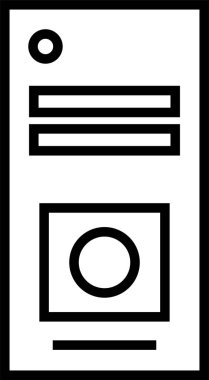 bilgisayar durumu simgesi beyaz arkaplanda izole edildi