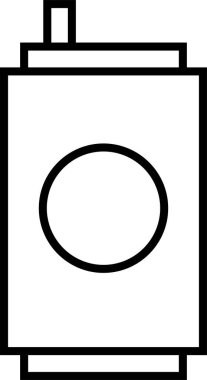 soda kutusu simgesi, vektör illüstrasyonu 