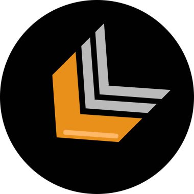 Ok. Web simgesi basit tasarım vektör çizimi