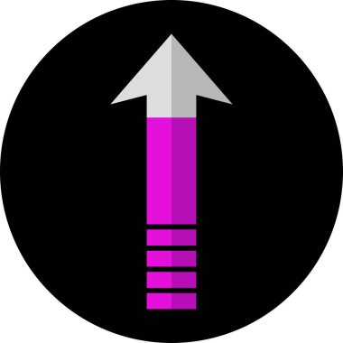 Ok. Web simgesi basit tasarım vektör çizimi