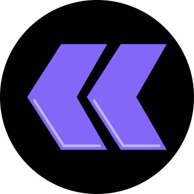 Ok. Web simgesi basit tasarım vektör çizimi