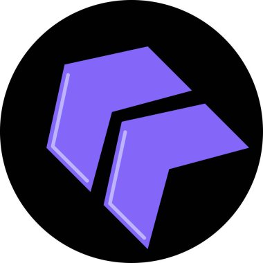 Ok. Web simgesi basit tasarım vektör çizimi