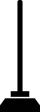 Yer Temizleme simgesi vektör görüntüsü. Mobil uygulama web uygulaması ve yazdırma ortamı için uygundur.