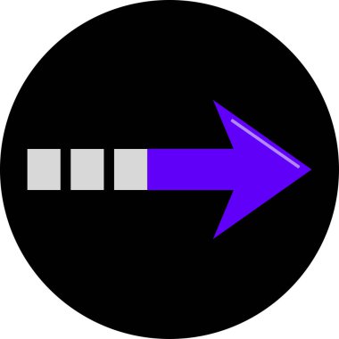 Ok. Web simgesi basit tasarım vektör çizimi