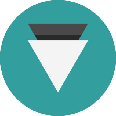 Ok. Web simgesi basit tasarım vektör çizimi