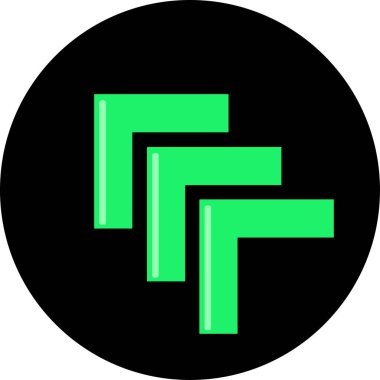 Ok. Web simgesi basit tasarım vektör çizimi