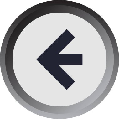 Ok. Web simgesi basit tasarım vektör çizimi