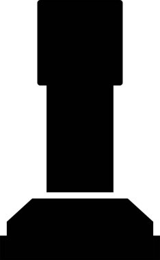 Beyaz arka planda izole edilmiş düz stil kahve değiştirici simgesi. 