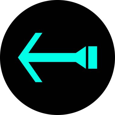 Ok. Web simgesi basit tasarım vektör çizimi