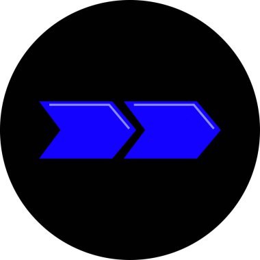 Ok. Web simgesi basit tasarım vektör çizimi