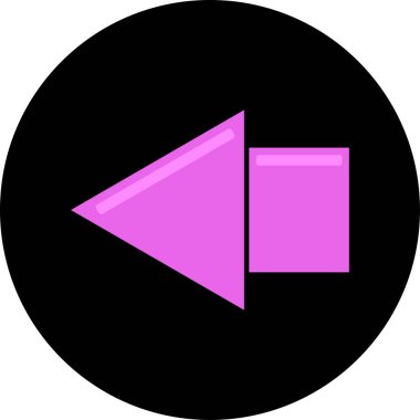 Ok. Web simgesi basit tasarım vektör çizimi