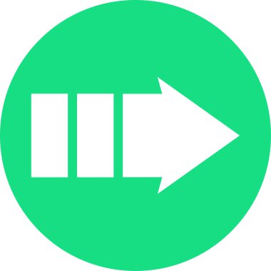 Ok. Web simgesi basit tasarım vektör çizimi