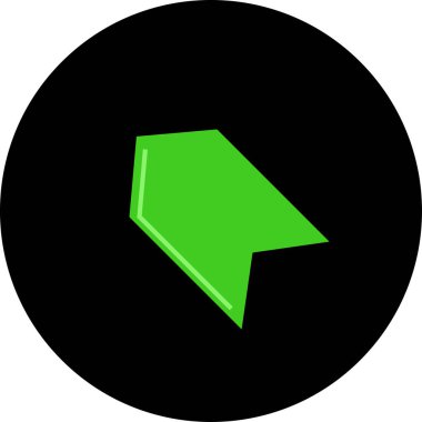 Ok. Web simgesi basit tasarım vektör çizimi