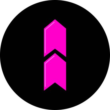 Ok. Web simgesi basit tasarım vektör çizimi