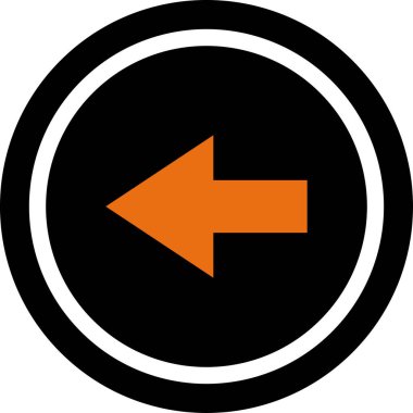 ok basit web simgesi, vektör illüstrasyonu