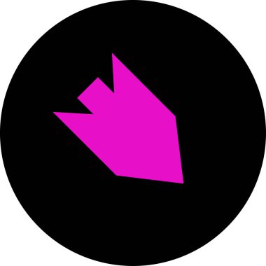 ok basit web simgesi, vektör illüstrasyonu