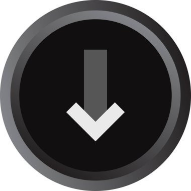 ok basit web simgesi, vektör illüstrasyonu