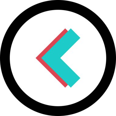 ok basit web simgesi, vektör illüstrasyonu