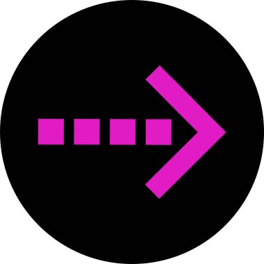 ok basit web simgesi, vektör illüstrasyonu