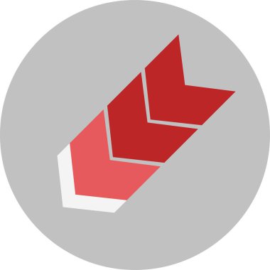 ok basit web simgesi, vektör illüstrasyonu