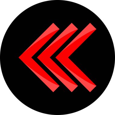 ok basit web simgesi, vektör illüstrasyonu