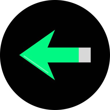 ok basit web simgesi, vektör illüstrasyonu