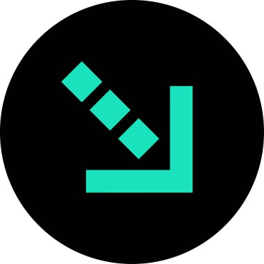 ok basit web simgesi, vektör illüstrasyonu