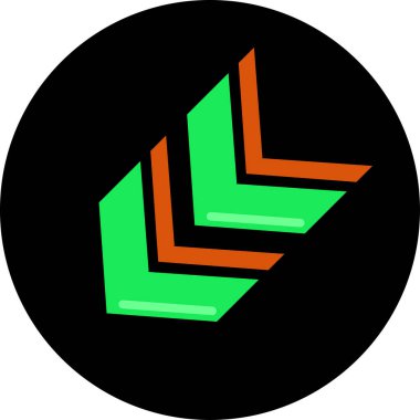 ok basit web simgesi, vektör illüstrasyonu