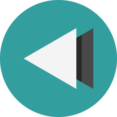 ok basit web simgesi, vektör illüstrasyonu