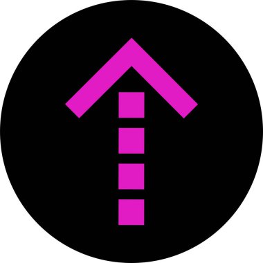 ok basit web simgesi, vektör illüstrasyonu