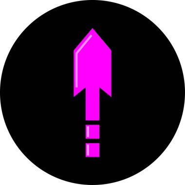 ok basit web simgesi, vektör illüstrasyonu