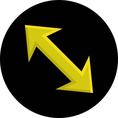 ok basit web simgesi, vektör illüstrasyonu