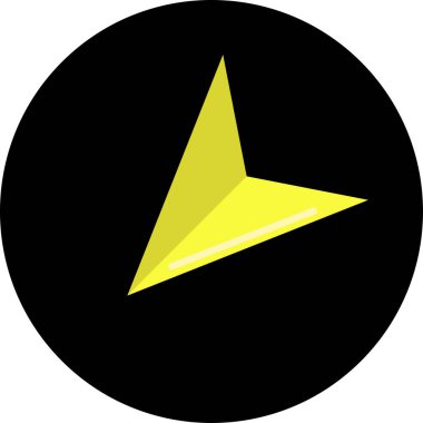 ok basit web simgesi, vektör illüstrasyonu