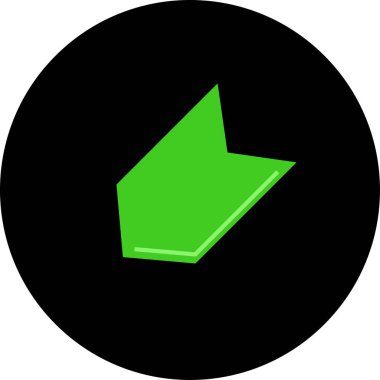 ok basit web simgesi, vektör illüstrasyonu