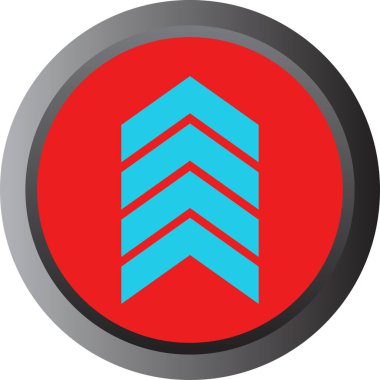 ok basit web simgesi, vektör illüstrasyonu