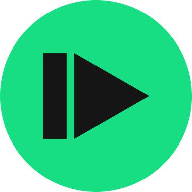 ok basit web simgesi, vektör illüstrasyonu