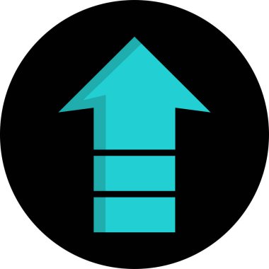 yön ok simgesi, vektör illüstrasyonu basit tasarım